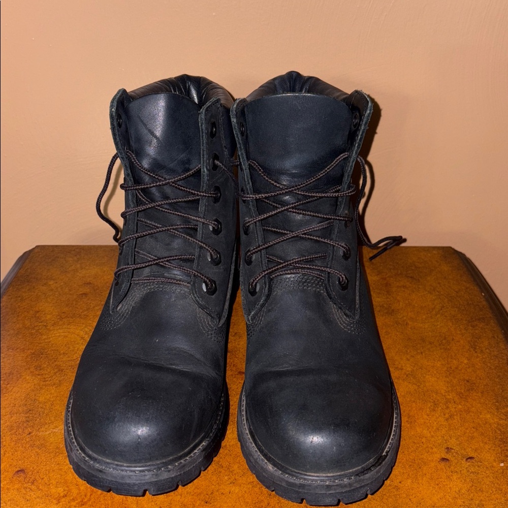 Timberland Women's Black Lace Up Boots